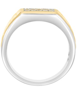 Men's Lab Grown Diamond Ring (3/8 ct. t.w.) in Sterling Silver