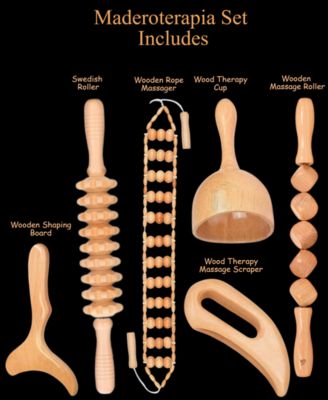 6-Pc. Wooden Massage Tool Kit