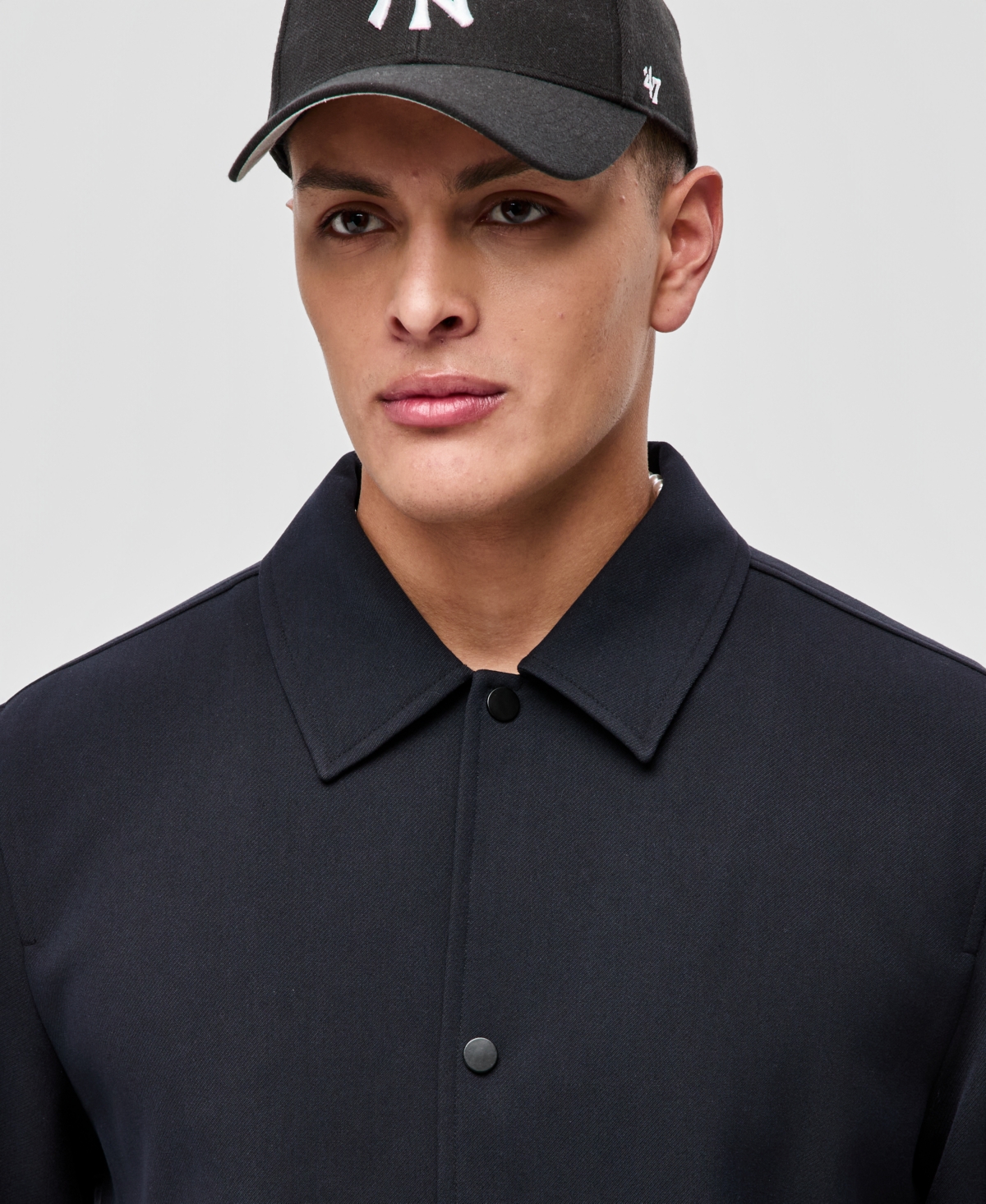 Mode of One Men's Relaxed Solid-Color Coach's Jacket, Macy's Exclusive