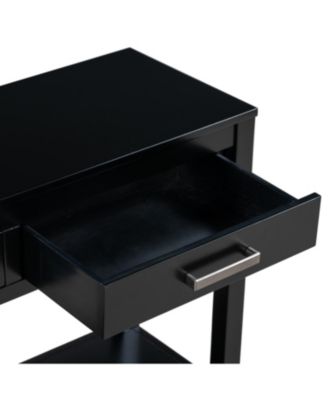  Contemporary 3-Drawer Console Table with 1 Shelf, Entrance Table for Entryway, Hallway, Living Room, Foyer, Corridor