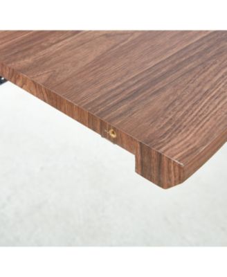 Extendable Table Metal Leg MDF Top 120-200cm