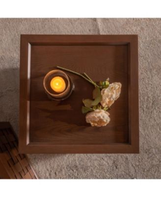 Farmhouse Coffee Table - Large Square Brown