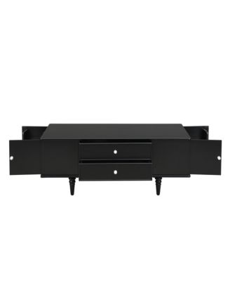 Modern Rectangle Coffee Table w/ Drawers & Hidden Storage