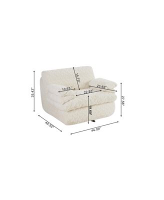 Streamdale Full Compression sofa chair with swivel