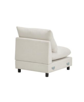  99" 4-Piece L-Shaped Modular Sectional Sofa