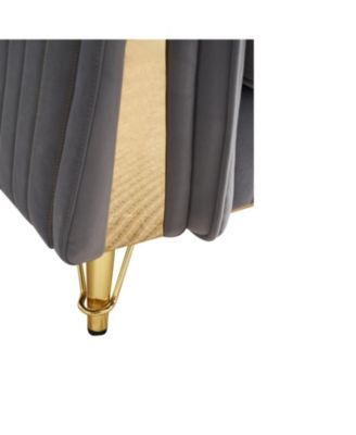 Chesterfield Modern Tufted Velvet Living Room Sofa, 84.25"W Couch.