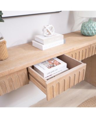 Streamdale Modern Console Table - 59.2" Natural Wood