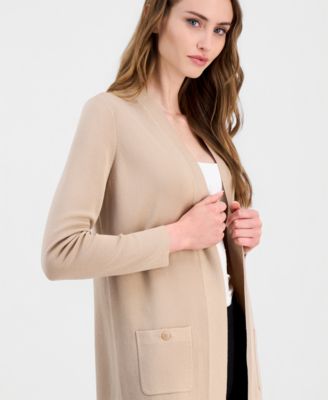 Women's Malibu Fine Rib Open-Front Cardigan