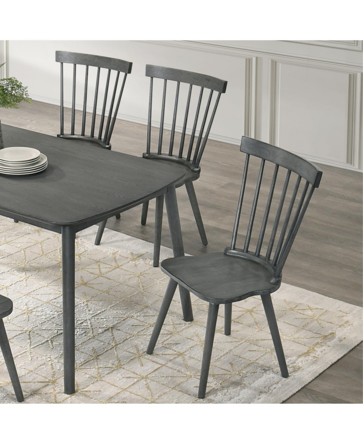 Streamdale Furniture 2 Rustic Farmhouse Dining Chairs