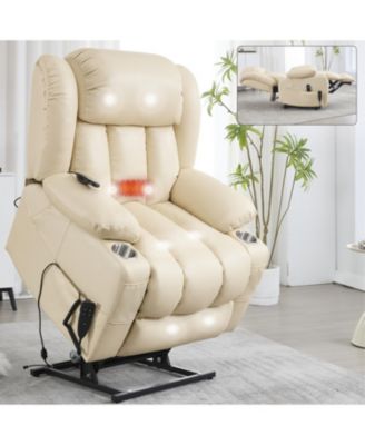 350 LBS Power Lift Recliner w/ Massage & Heat