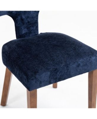 Streamdale Mid Century Modern Blue Dining Chairs (Set of 2 )