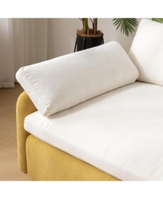 Oversized Chenille Accent Chair Modern Comfort in Vibrant Colors