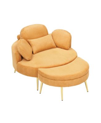 61" Small Sofa with End Table - Apartment/Balcony