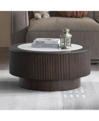 Modern Marble Round Coffee Table