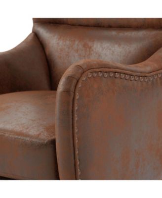 HI-BACK Studded Chair, Arm Chair, Living-room, Study and Bedroom ,Set of 2