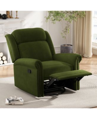 Streamdale 360 Swivel Rocking Recliner, Adjustable Back
