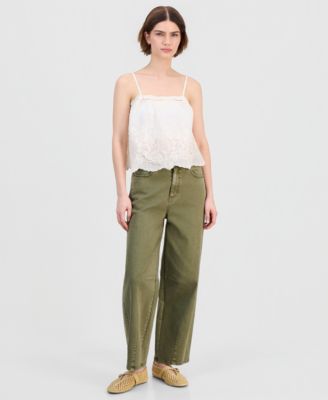 Women's Embroidered Lace Tank Top