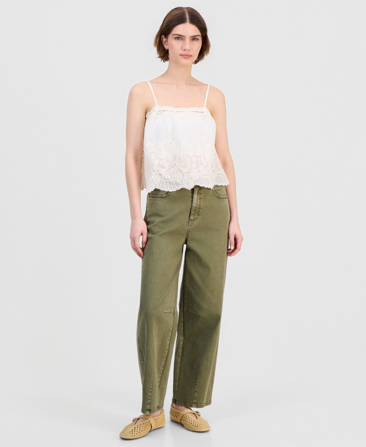 And Now This Women's Embroidered Lace Tank Top, Macy's Exclusive