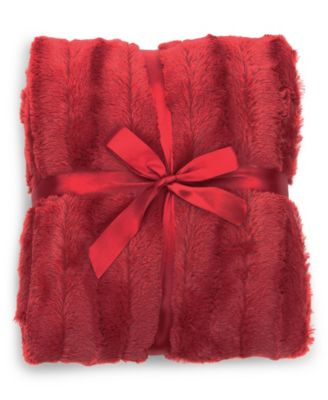 Ultra Soft Faux Fur Reversible Throw, 60" x 70"