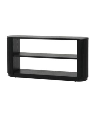 Slim Console Table with Shelf