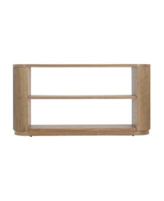 Slim Console Table with Shelf