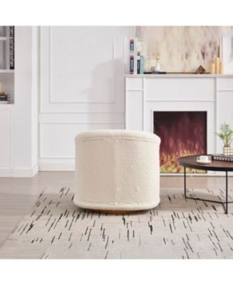 Swivel Teddy Barrel Chair