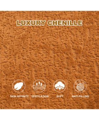 Yin Yang Chenille Sofa Set - Compact, No Assembly, Pillows Included