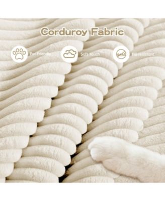 Oversized Cloud Modular Sectional Couch, Soft Corduroy