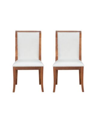Streamdale Walnut Upholstered Dining Chairs (Set of 2)