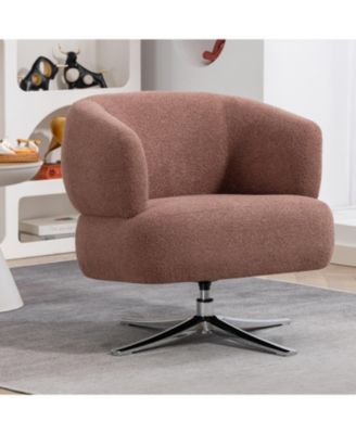 Red Swivel Cuddle Chair - Balcony, Study, Living Room