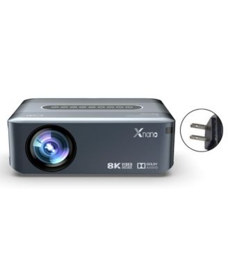 8K Android Smart Projector with 1080p, Daytime Viewing, Built-in Sound & Voice Control