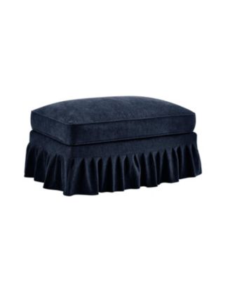  Ottoman Chenille -Blue