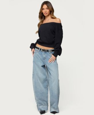 Women's Christy Off Shoulder Sweatshirt
