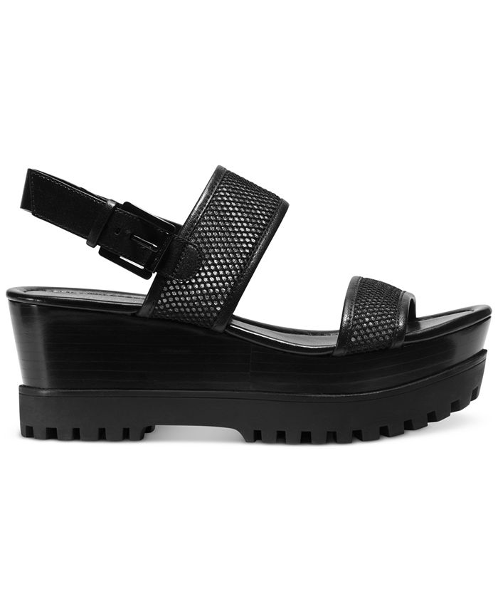 Michael Kors Gillian Platform Wedge Sandals - Macy's