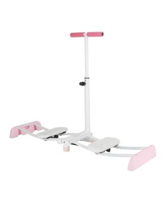 Ski-Motion Leg & Glute Trainer, Adjustable Home Exercise Equipment with Foldable Design and Non-Slip Grips