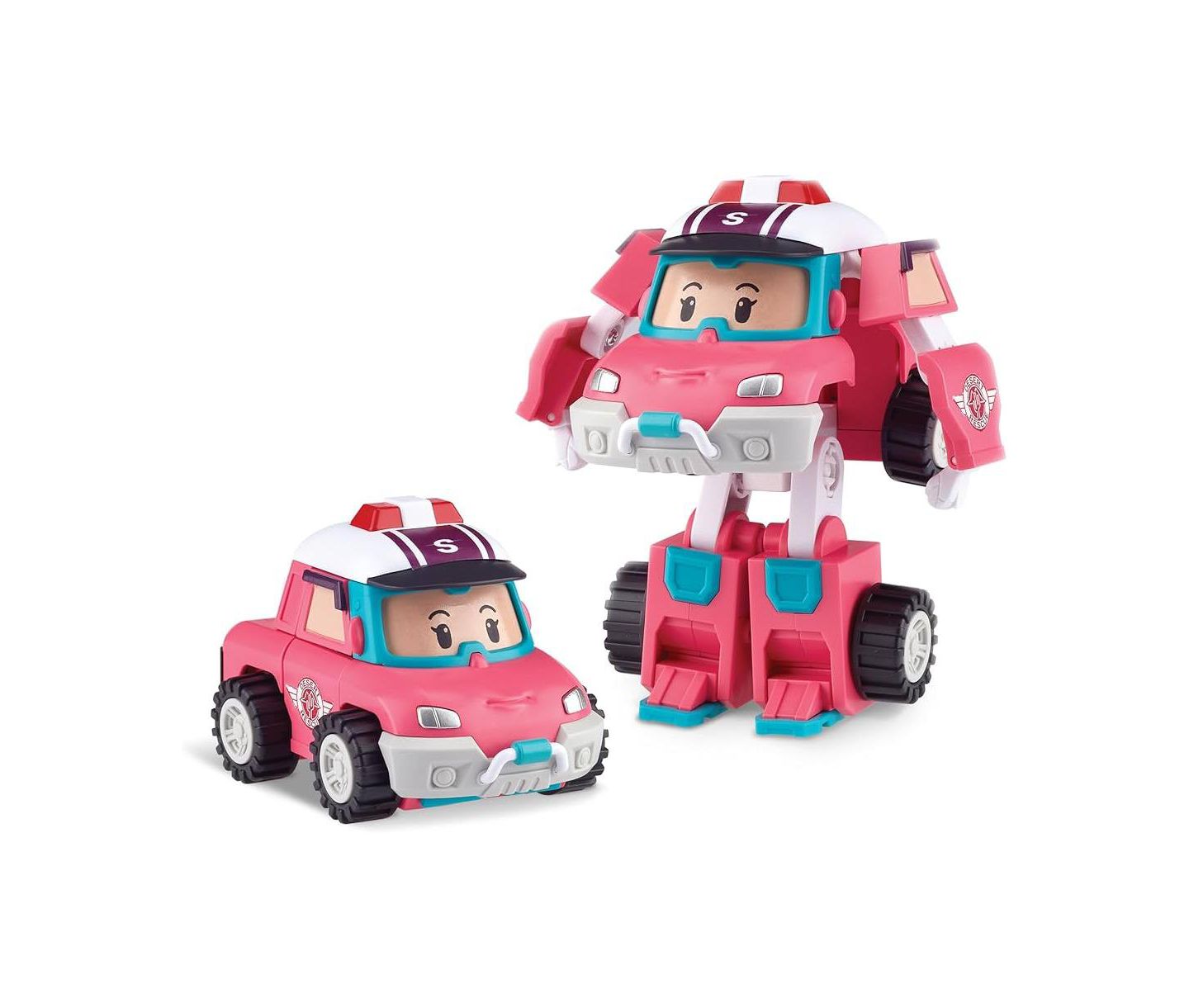 Детские фигурки Robocar Poli 4" Transforming Robot - Sandy Emergency Rescue Vehicle Action Figures Kids Educational Pretend Play Toy — фото 1