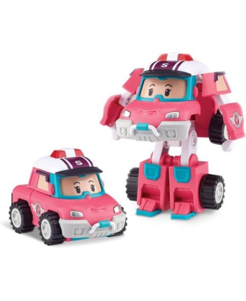 Детские фигурки Robocar Poli 4" Transforming Robot - Sandy Emergency Rescue Vehicle Action Figures Kids Educational Pretend Play Toy