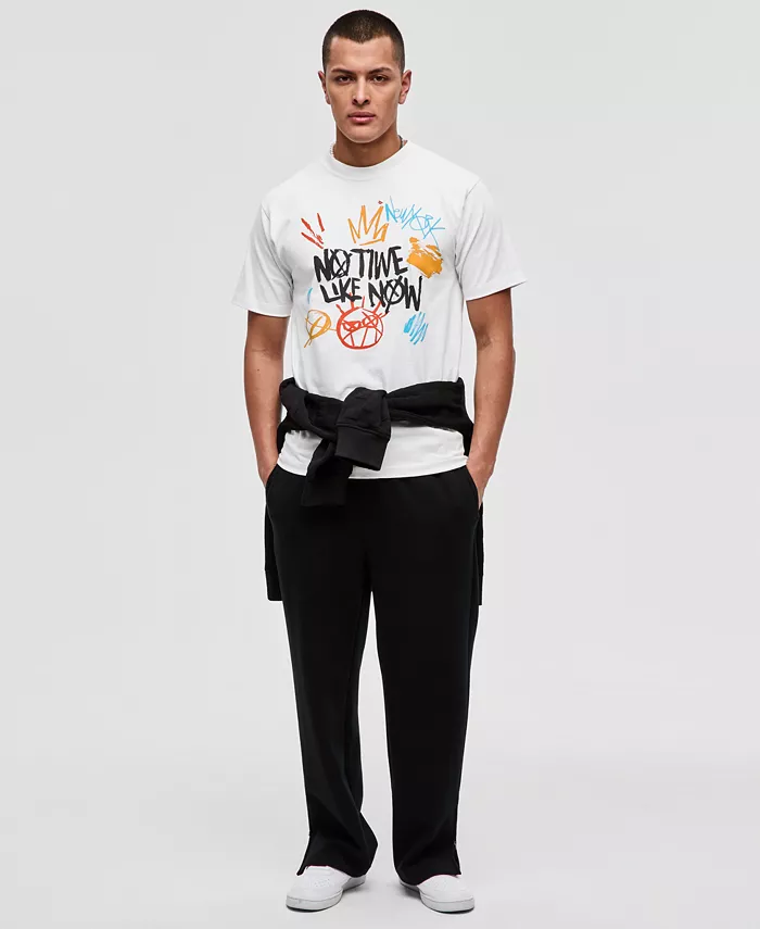 Men's Cotton No Time Like Now Graphic T-Shirt - thumbnail 3
