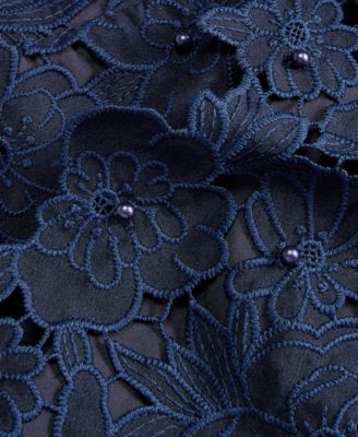 Women's Beaded Lace Mini Skirt