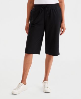 Women's Mid Rise Sweatpant Bermuda Shorts