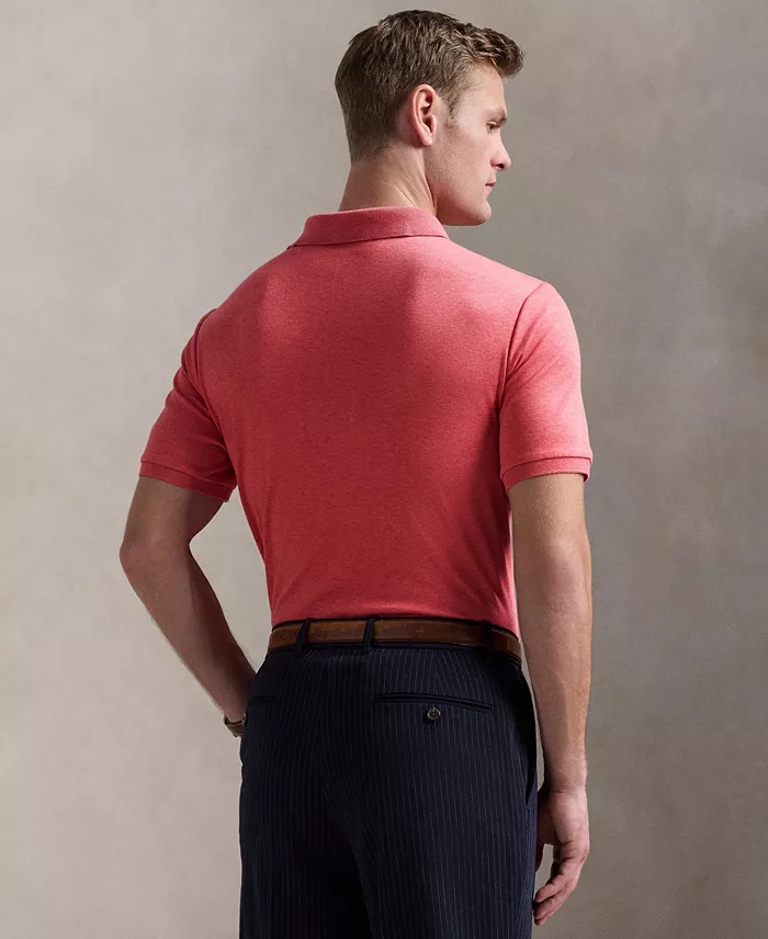 Men's Custom Slim-Fit Soft Cotton Polo Shirt - thumbnail 4