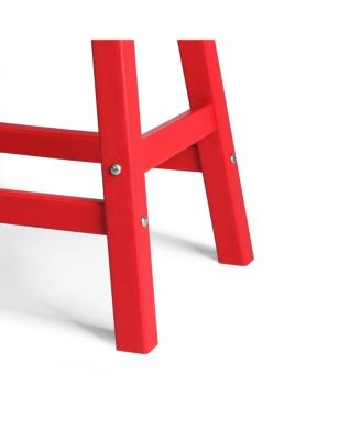 Outdoor Patio Adirondack Counter Height Stool Chair