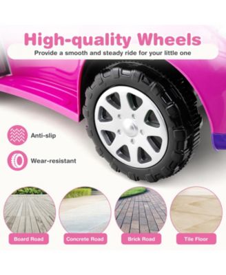 3 In 1 Toddler Push Car Ride On Toy With Canopy Storage And Parental Handle