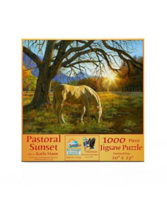 Pastoral Sunset 1000 piece Jigsaw Puzzle for Adults