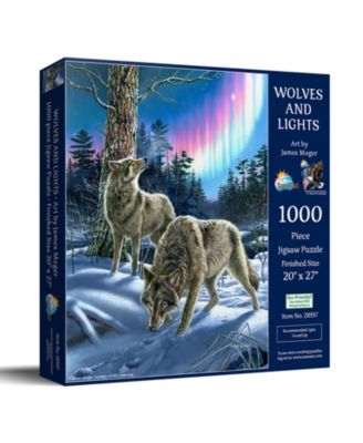 Wolves and Lights 1000 piece Jigsaw Puzzle for Adults