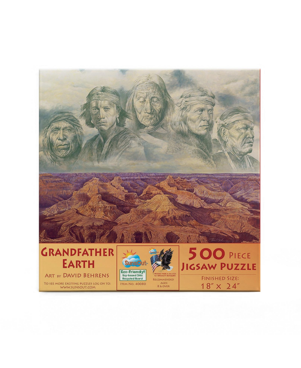 SunsOut Grandfather Earth 500 piece Jigsaw Puzzle for Adults