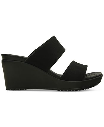 Crocs Women's Leigh II 2-Strap Wedge Sandals - Macy's