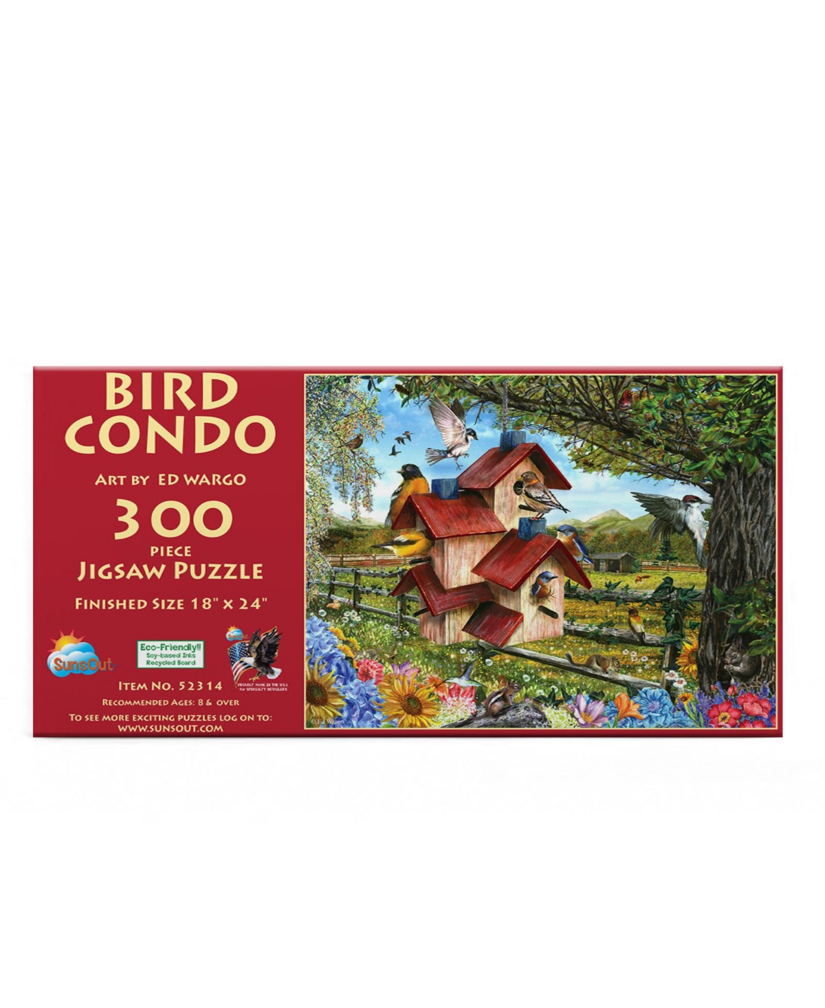 SunsOut Bird Condo 300 piece Jigsaw Puzzle for Adults