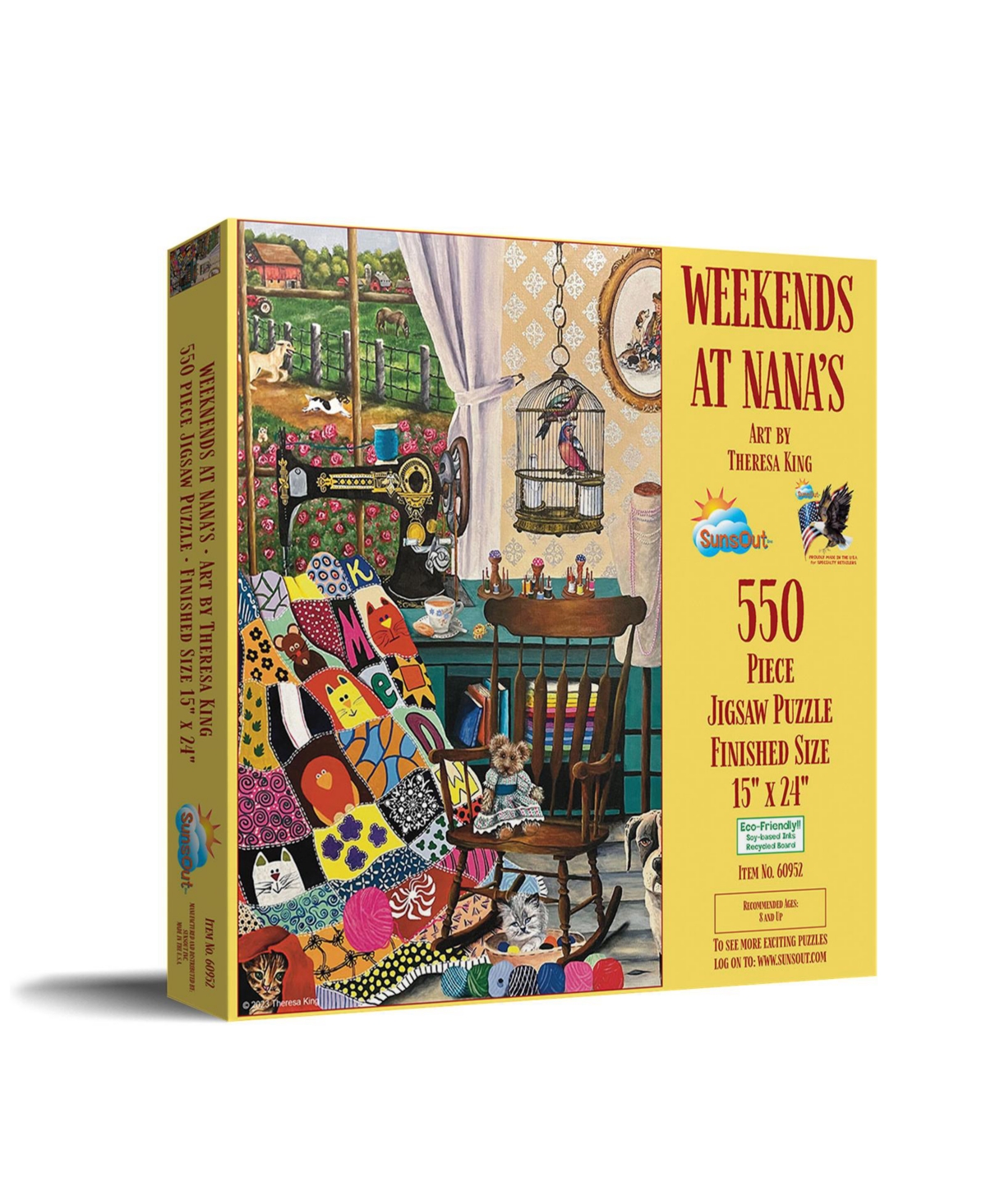 SunsOut Weekends at Nana's 550 piece Jigsaw Puzzle for Adults