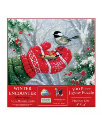 Winter Encounter 300 piece Jigsaw Puzzle for Adults